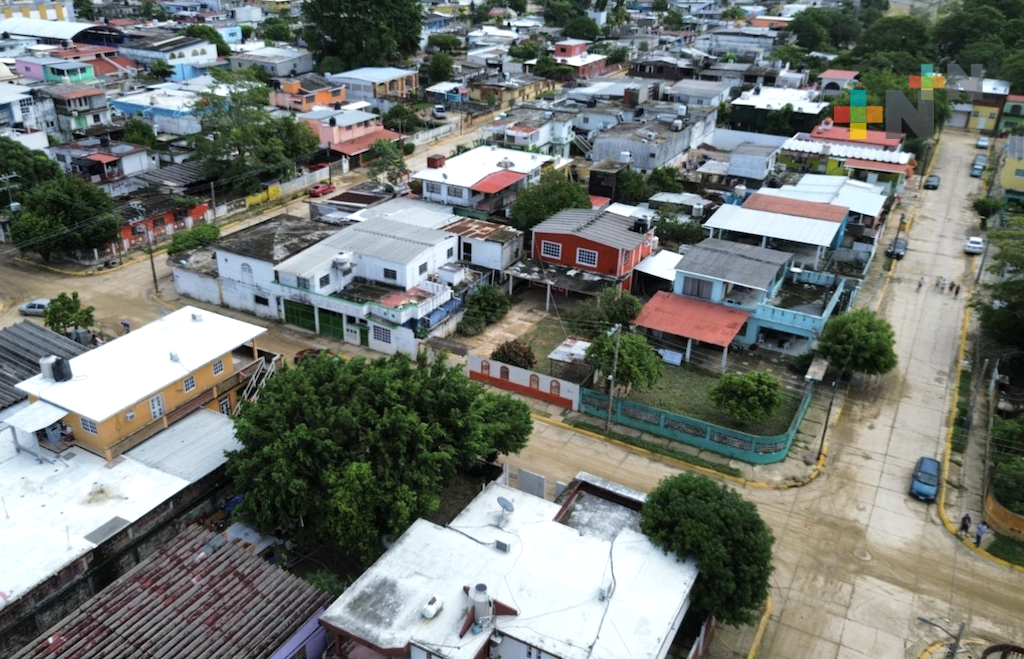 Continúa SPC atención a familias afectadas por lluvias en Agua Dulce y Las Choapas